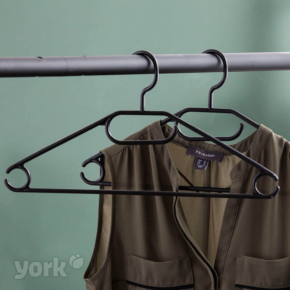 Wieszak plastikowy obrotowy 9 szt. + 1 szt.