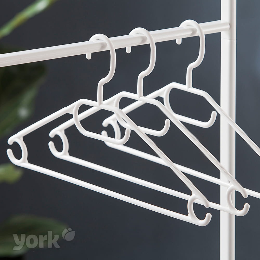 Wieszak plastikowy obrotowy 9 szt. + 1 szt.