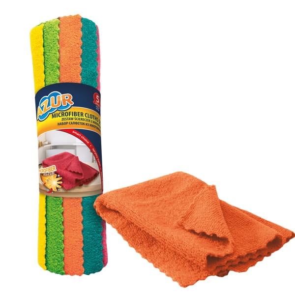 Zestaw ściereczek z mikrofibry 5 szt.
