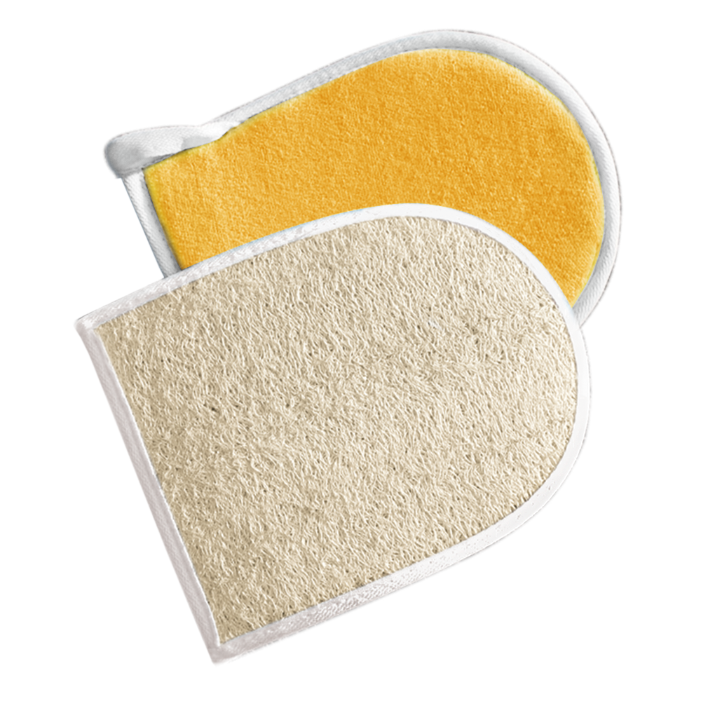 Rękawica do kąpieli i peelingu z naturalnej luffy