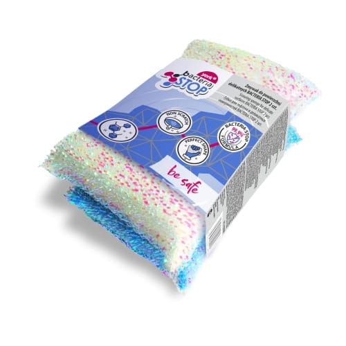 Zmywak do powierzchni delikatnych BACTERIA STOP 2 sztuki