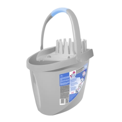 Wiadro z wyciskaczem 12 l BACTERIA STOP