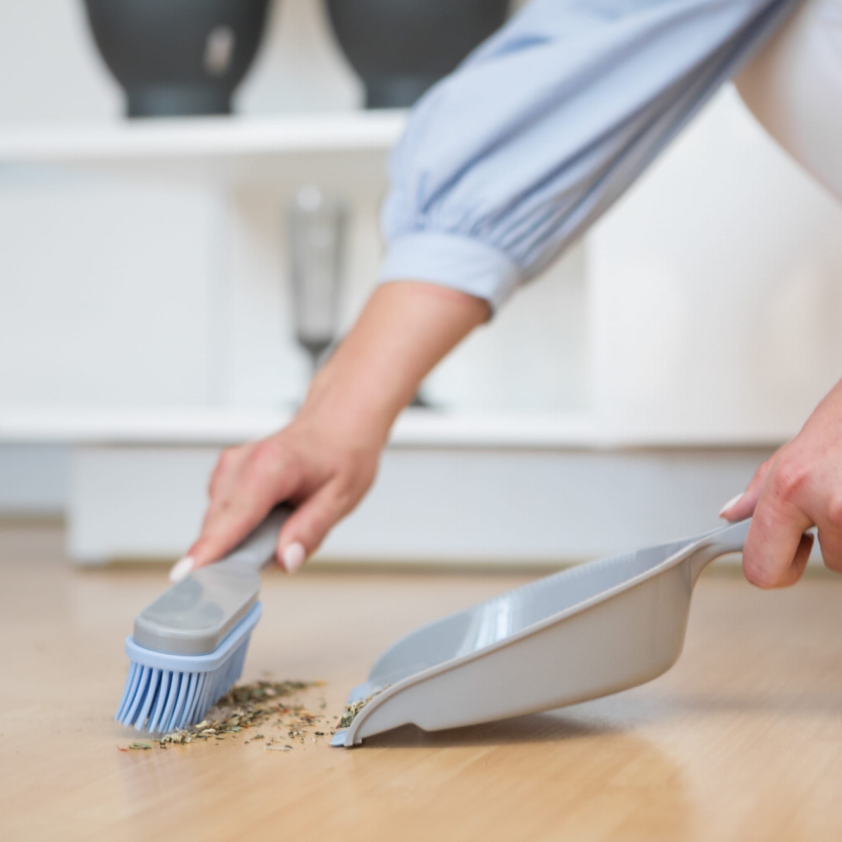 Zmiotka gumowa z szufelką YORK BACTERIA STOP