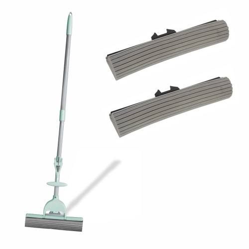 Mop gąbkowy YORK do mycia podłóg 26 cm SATURN + kij teleskopowy + 2 zapasy