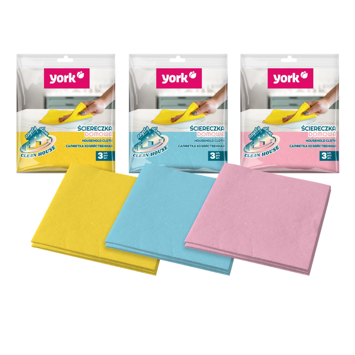 Ściereczka domowa YORK 3 szt.