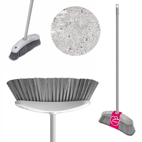 Miotła domowa YORK do zamiatania 28 cm LOFT + kij 120 cm