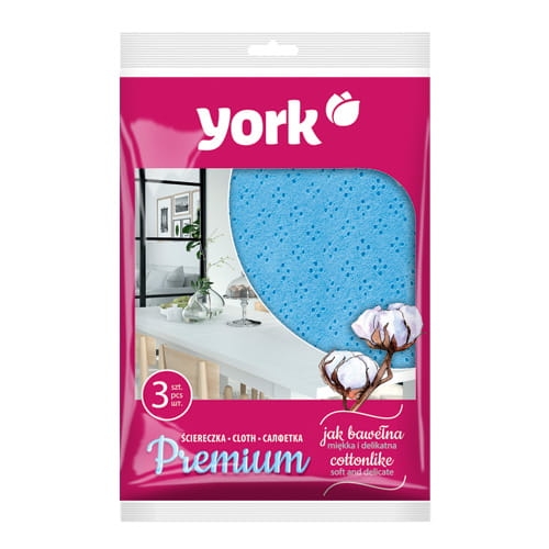 Ściereczka YORK PREMIUM bawełna niebieska