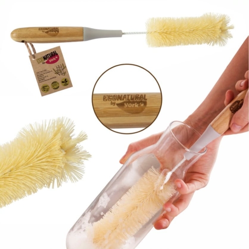 Szczotka do mycia butelek BAMBUS 1L ECO NATURAL by YORK 1 sztuka