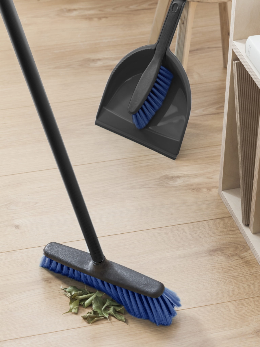 ZESTAW do sprzątania zamiatania YORK COMBI Azur zmiotka z szufelką + miotła + trzonek 110 cm