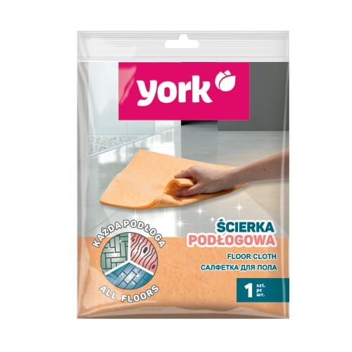 Ścierka podłogowa YORK z wiskozy do mycia, czyszczenia podłóg 50 x 58 cm 1 sztuka