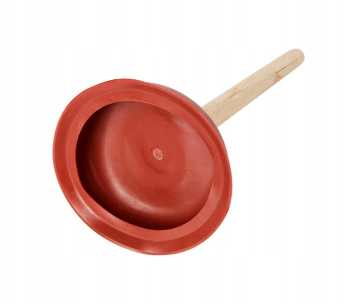 Przepychacz sanitarny z drewnianą rączką