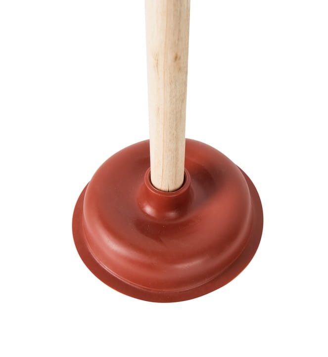 Przepychacz sanitarny z drewnianą rączką