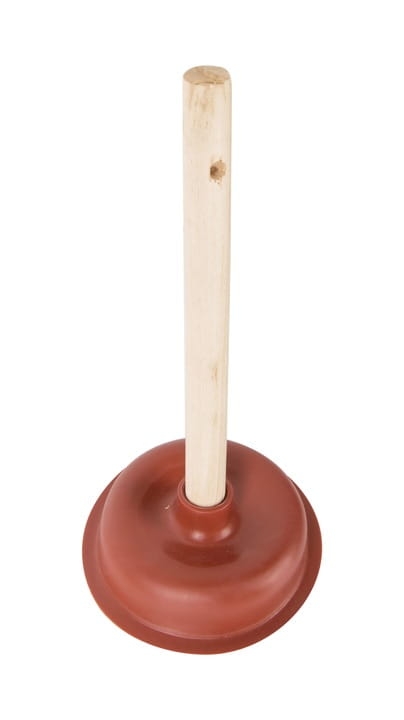 Przepychacz sanitarny z drewnianą rączką