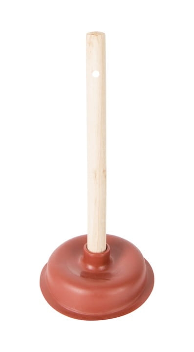 Przepychacz sanitarny z drewnianą rączką