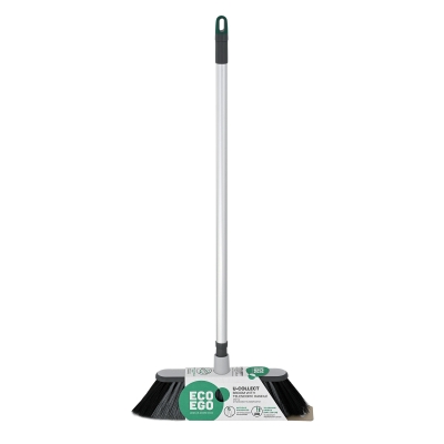 Miotła U-COLLECT + trzonek teleskopowy 137 cm do zamiatania ekologiczna z recyklingu ECO EGO