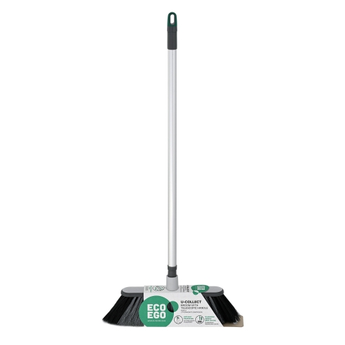 Miotła U-COLLECT + trzonek teleskopowy 137 cm do zamiatania ekologiczna z recyklingu ECO EGO