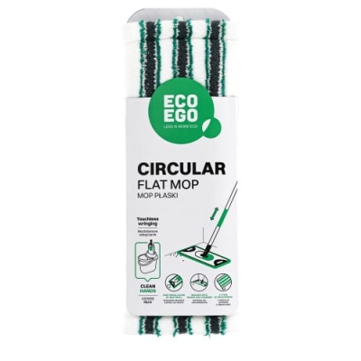 Mop płaski CIRCULAR do mycia podłogi ECO EFO z trzonkiem