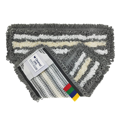 Mop z mikrofibry trójskładnikowy kieszeniowo-taśmowy TFMPS - QLEANUP