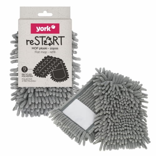 Wkład zapasowy do Mopa płaskiego YORK reSTART do mycia sprzątania podłóg