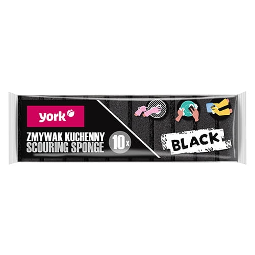 Zmywak kuchenny BLACK 10 szt