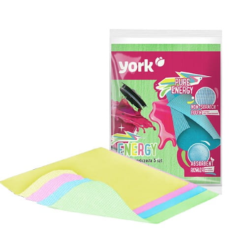 Ściereczka gąbczasta ENERGY 3 szt.