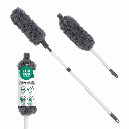 Miotełka do czyszczenia wycierania kurzu z trzonkiem EcoEgo dwustronna poleruje