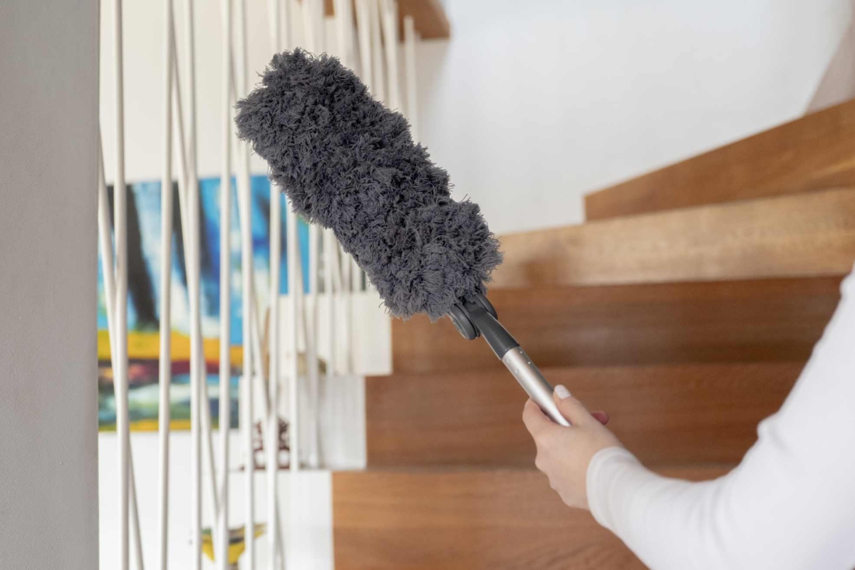 Miotełka do kurzu z trzonkiem EcoEgo