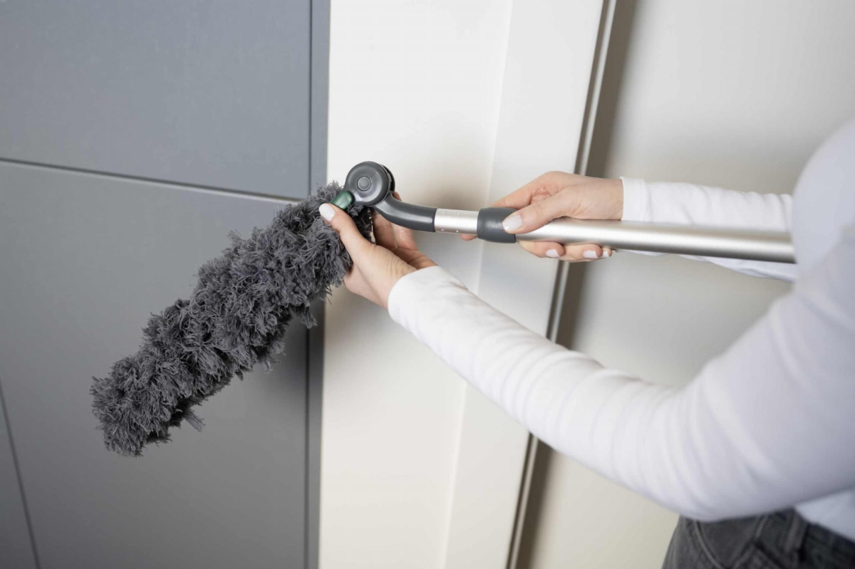 Miotełka do kurzu z trzonkiem EcoEgo