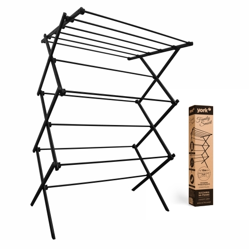 Suszarka YORK Family Smart na pranie do ubrań pionowa, 10 metrów bieżącego prania